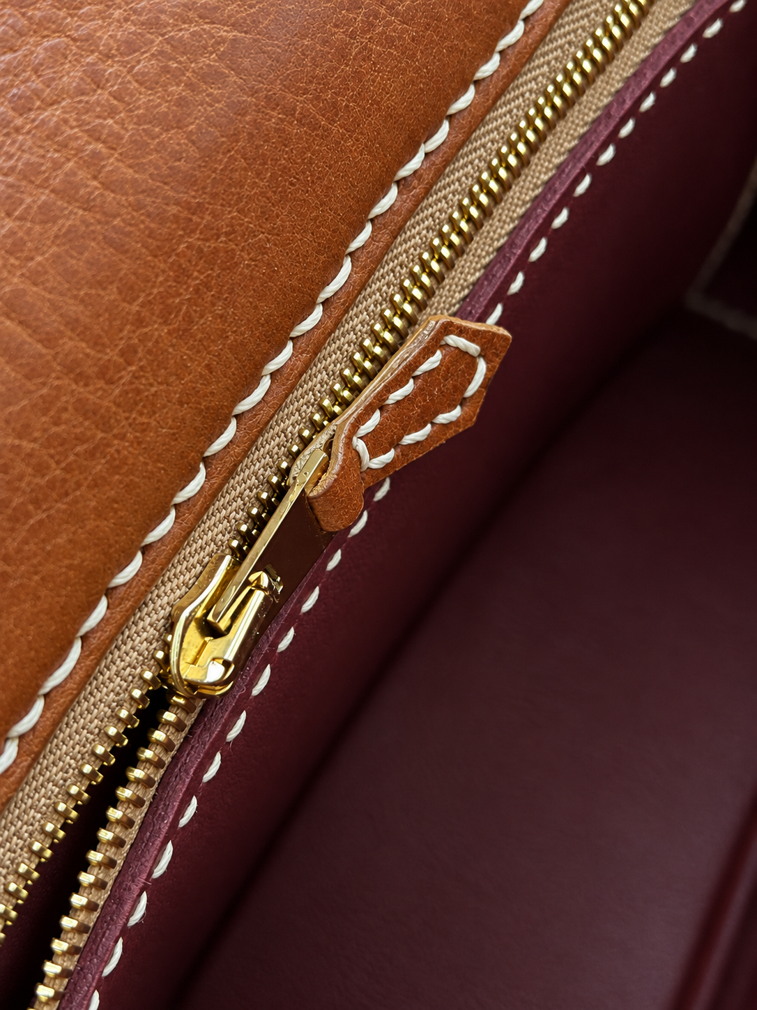 Leather-lined interior